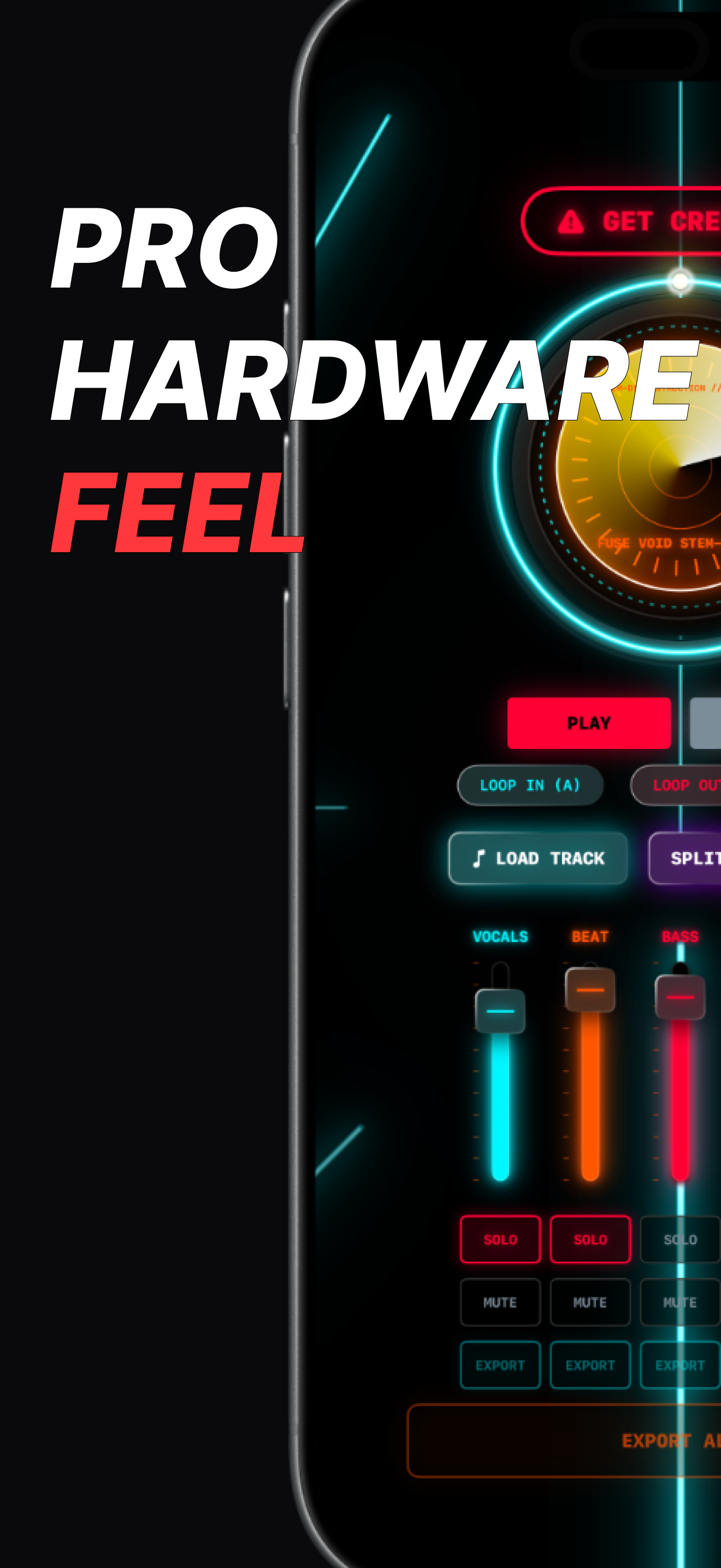 Isolate tracks instantly on your iPhone using cloud hardware. The premier Lalal.ai mobile alternative.